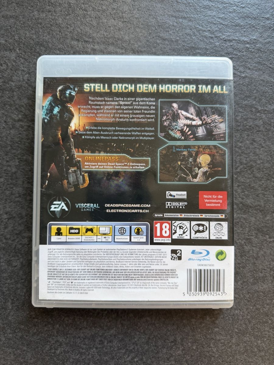 Sony Spiele: Dead Space 2 PS3 – Gebraucht aus Zürich von cENS0R 1