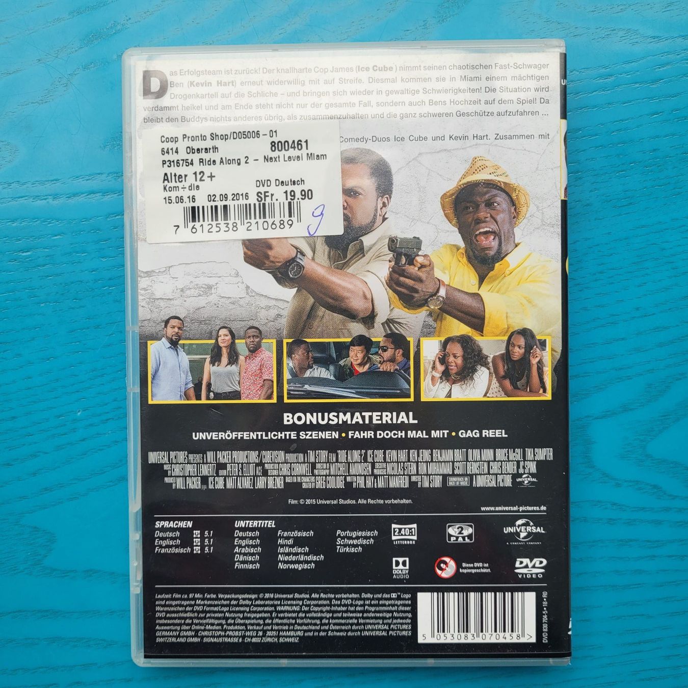 Tutti i DVDs: Ride Along 2- Ice Cube, Kevin Hart – Usato da SCHÜBELBACH venduto da CoKaHa 1