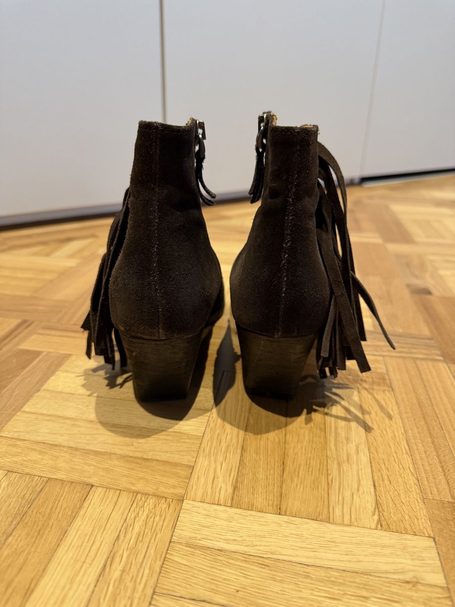 Scarpe da donna: Bottines en daim brun Les : Venues – Nuovo (secondo la descrizione) da Lausanne venduto da marinemtr 1