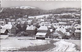 LA CHAUX - de - FONDS, quartier de la gare de l'est en hiver