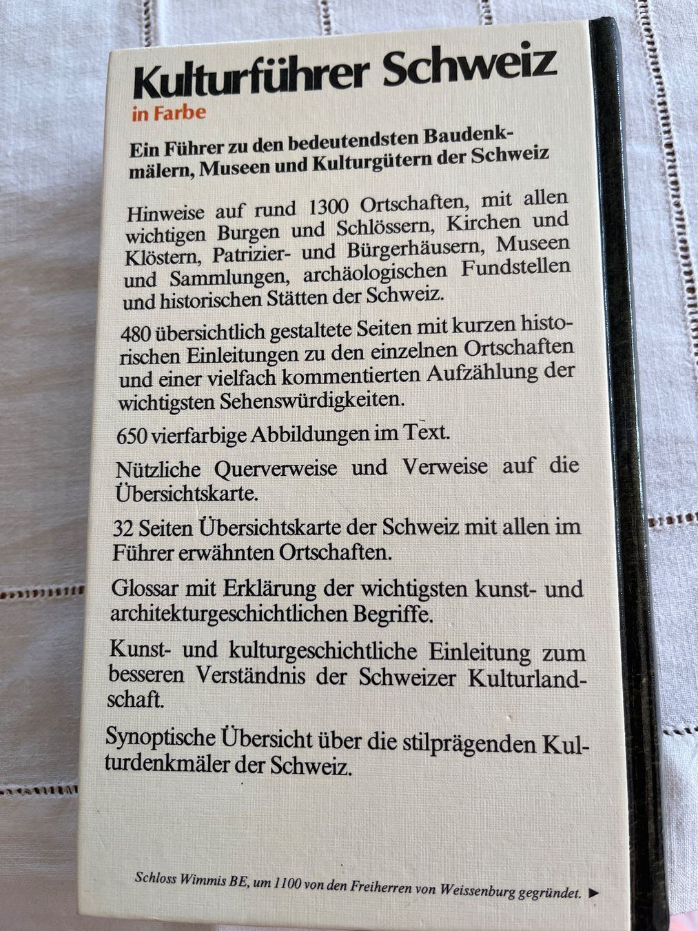 Bücher: Kulturführer Schweiz – Gebraucht aus Wangen ZH von via_g5br 1