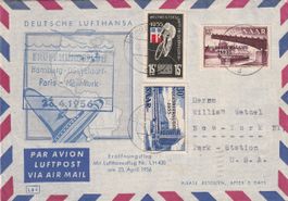 Erstflug LH Hamburg - Düsseldorf - New York 1956, ab Saar !