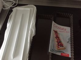 2 er Set Crostatableche mit Porzellan Boden Betty Bossi