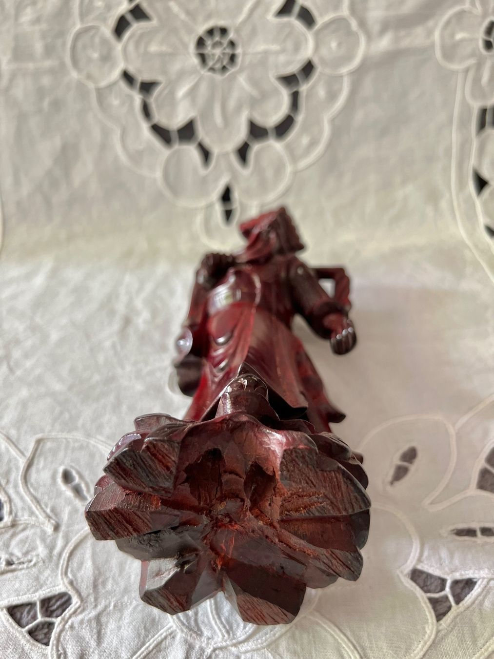 Statuette: Chinesische Figur Holz geschnitzt 18cm – Usato da Frenkendorf venduto da Only1 7