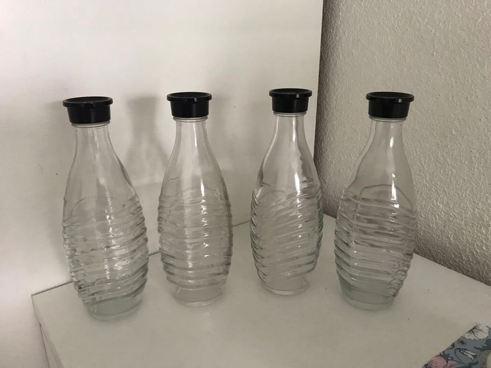 4 Soda Stream Glasflaschen Kaufen auf Ricardo