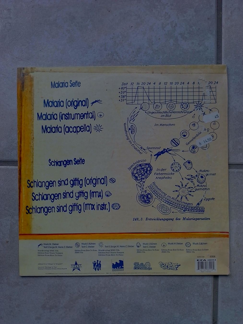 Schallplatten: Stieber Twins - Malaria – Gebraucht aus Nussbaumen AG von francisnobs 1