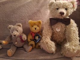 3 antike Teddybären