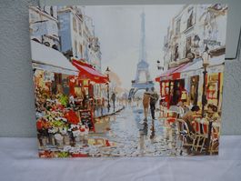 Bild- Gemälde? Paris 49x39cm ohne Rahmen