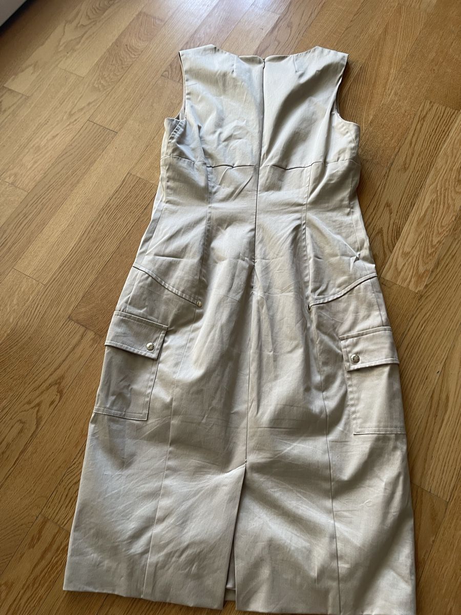 Vestiti: Kleid Elegantes Kleid Flavio Castellani Beige – Usato da Rüschlikon venduto da leo_mwz2