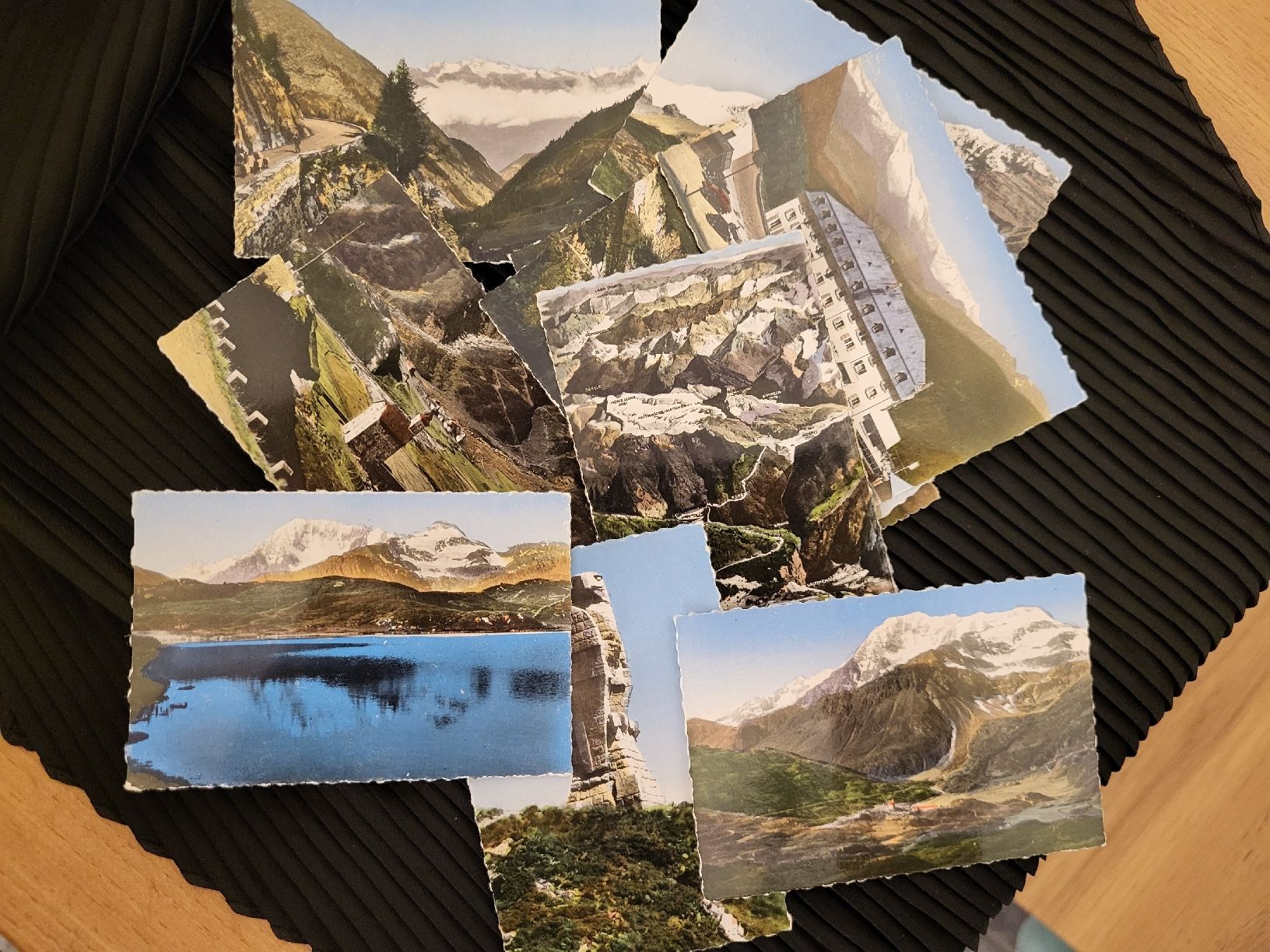 Cartoline postali: Set Ansichtskarten Simplonpass diverse Motive  – Usato da Allschwil venduto da Uhrenbinz 3