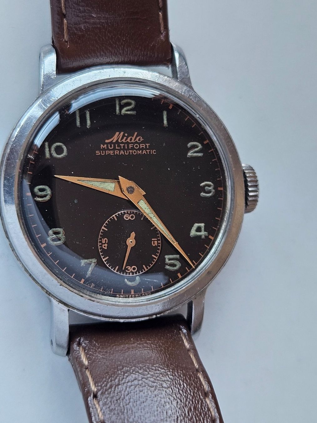 Mido Orologi: 70 Mido Multifort Superautomatic Wunderschön Hammerautomat – Usato da Berikon venduto da mmm21 3
