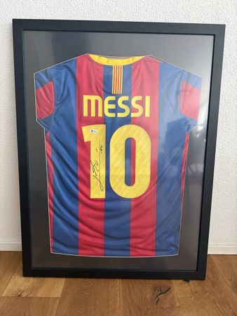 Leo Messi FC Barcelona Trikot signiert Beckett zertifiziert