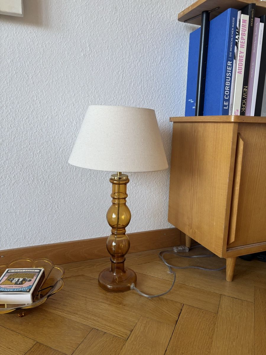 Lampade: Vintage Glass Table Lamp - Cosy Lighting with deeming light – Usato da Bern venduto da jac_jj5m 1