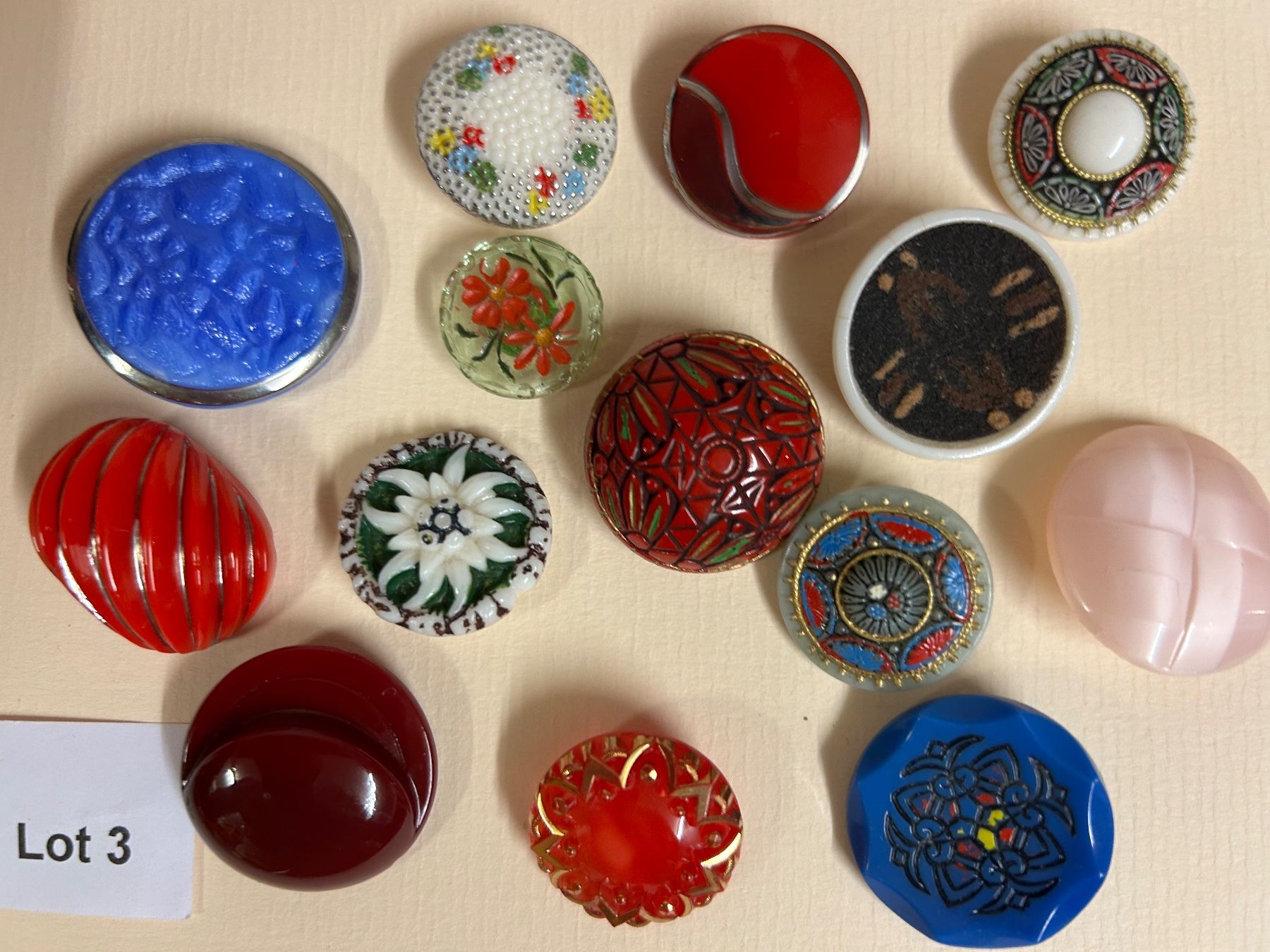 Boutons: Bunte Glasknöpfe in verschiedenen Techniken – Neuf (Voir description) à Pfeffingen par Alusru70