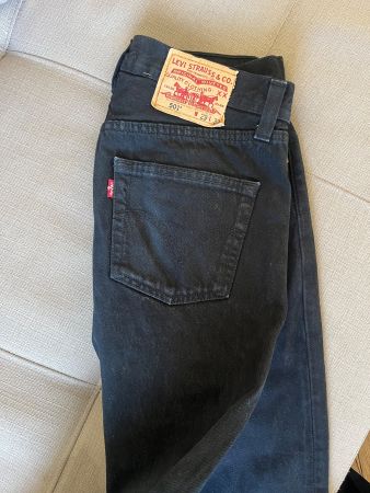 Levi's 501 Jeans schwarz Grösse W 29 L 32