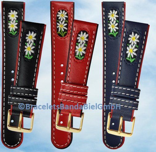 Bracelet de montre en cordovan, bracelet de montre en cuir vintage pour