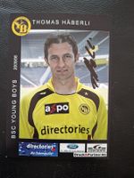 Thomas Häberli YB Autogrammkarte