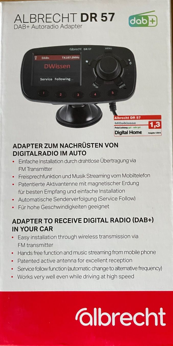 Ricevitori: DAB-Empfänger Albrecht DR57 – Usato da Frick venduto da uncinatum 3