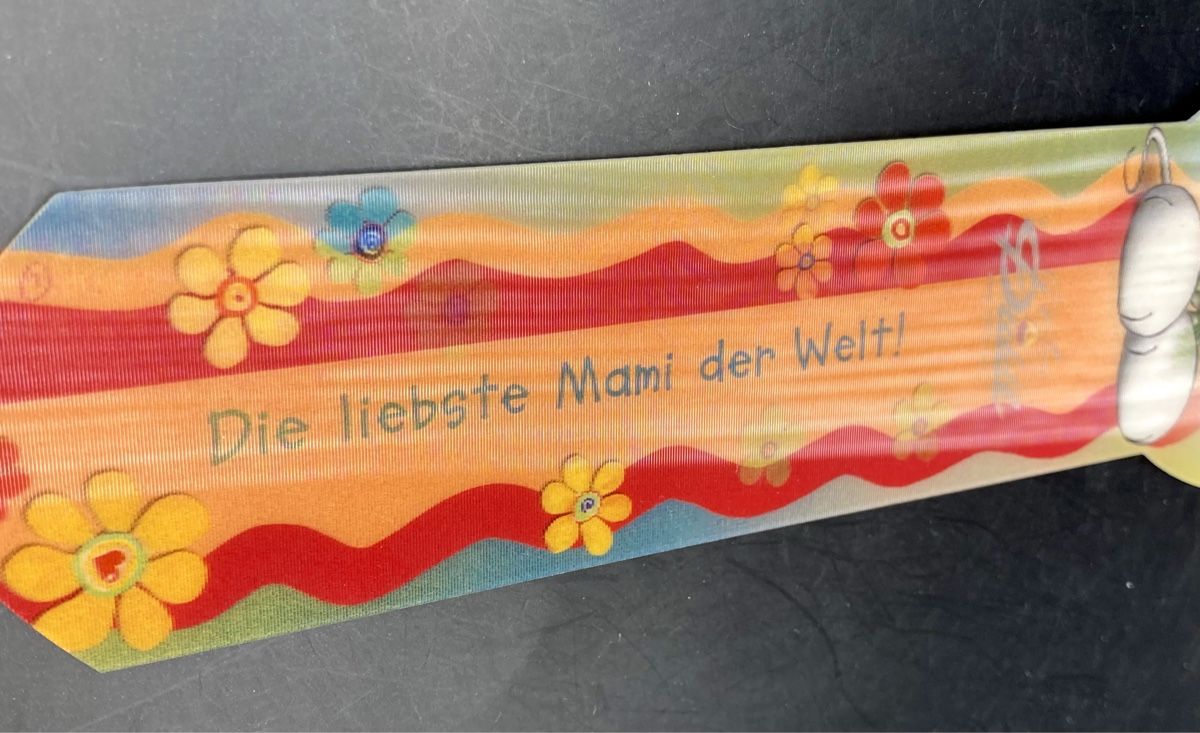 Sonstiges zum Sammeln & Seltenes: Diddel Lesezeichen "Die liebste Mami der Welt" – Neu (gemäss Beschreibung) aus Vinelz von Viewfinder84 1