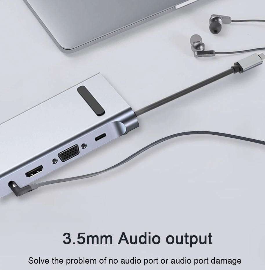 Baseus Docking station: Typ C Dock USB C Hub 3.0 Splitter – Nuovo e nell'imballaggio originale da Unterägeri venduto da RmOnline 2