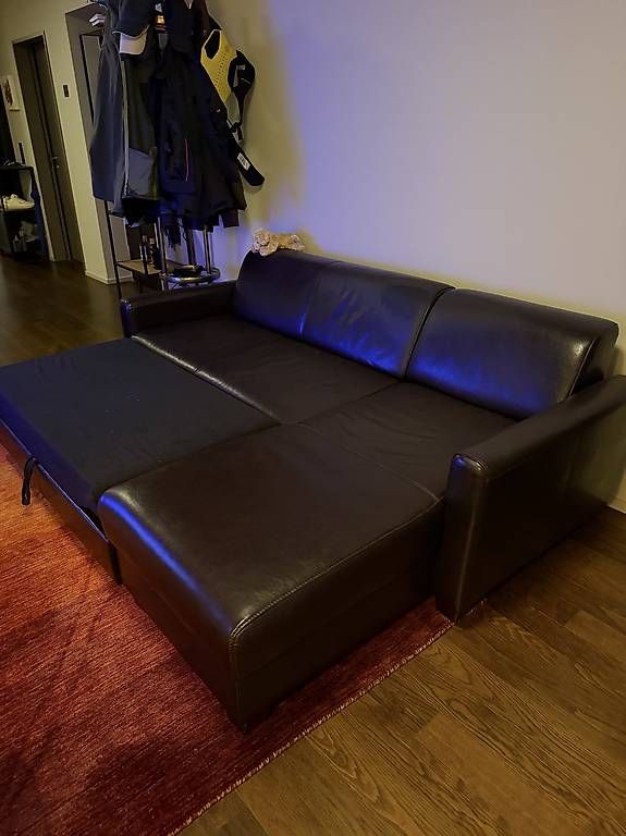Sofas: Super schöne Ledercouch mit Schlaffunktion  – Gebraucht aus Zürich von zurichero 3