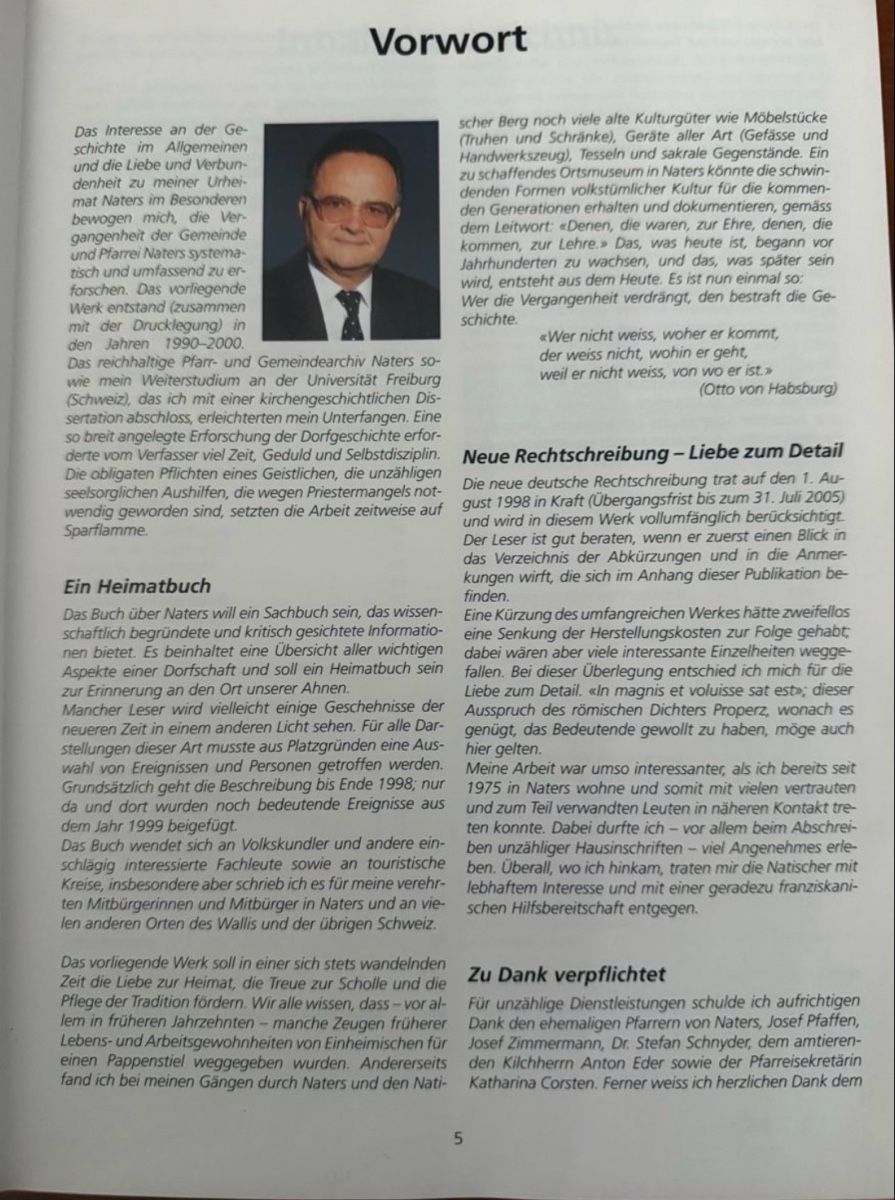 Libri: Buch "Naters - Das grosse Dorf im Wallis" – Nuovo (secondo la descrizione) da Freidorf TG venduto da nad_fxh7 8