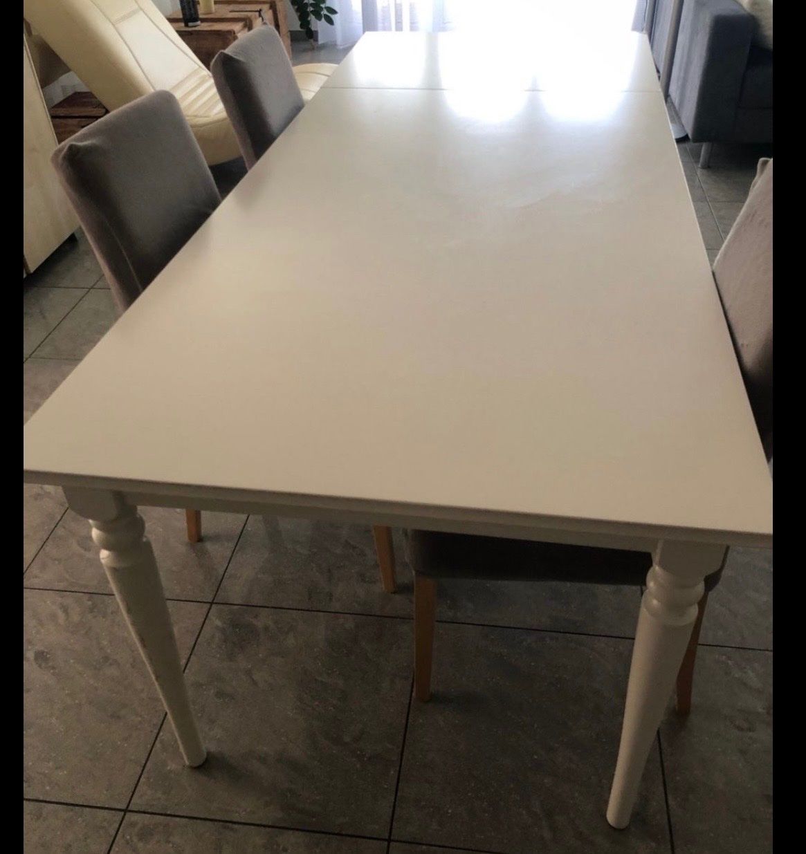 Ikea Tavoli: Esstisch ausziehbar weiss – Usato da Zufikon venduto da nitoiv3 3