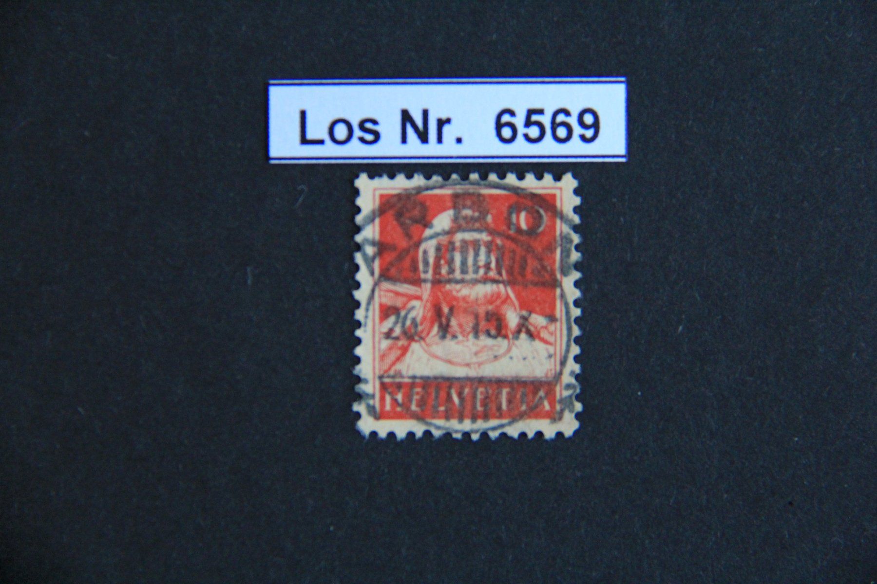 Tutti i francobolli: CH 1914 sauberer Vollstempel                        Los 6569 – Usato da Volken venduto da jukon65