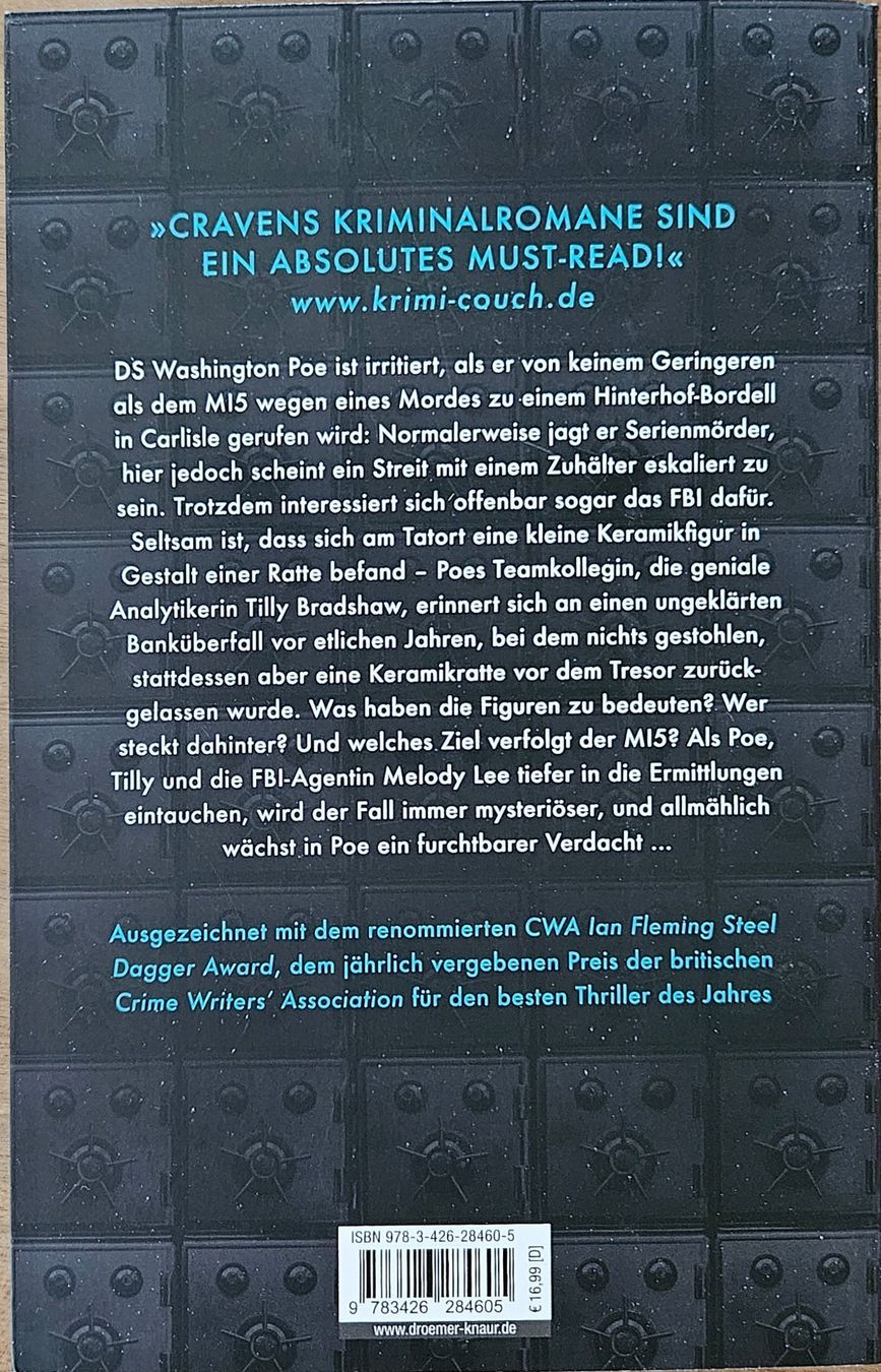 Libri: M. W. Craven - Die Witwe - Band 4 – Usato da Hinwil venduto da brucha01 1