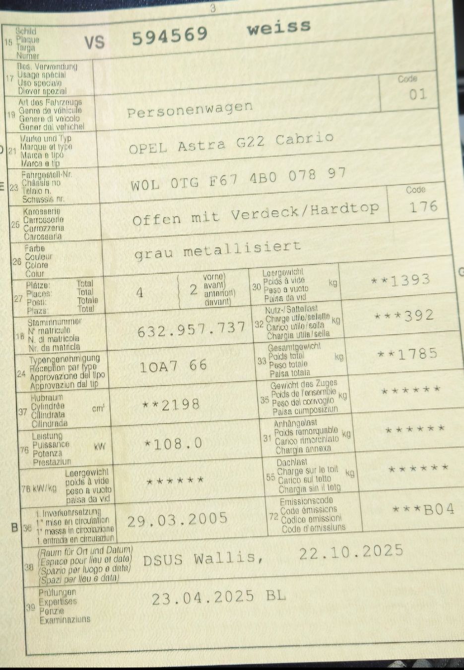 Opel Automobili: Opel Astra // MFK 04.2025 // ab 1 CHF – Usato da Visp venduto da yzn_8kpq 9