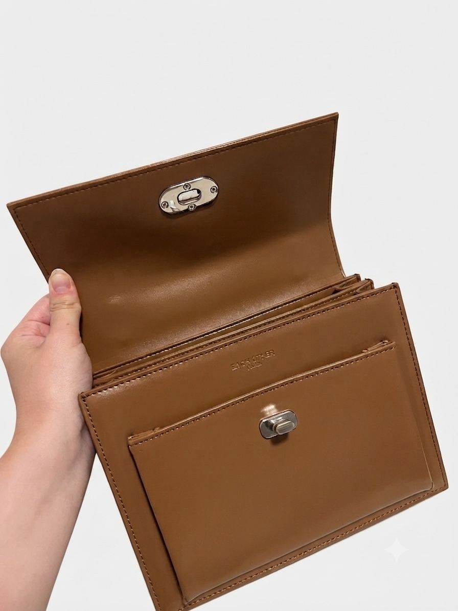 Taschen für Damen: Each other leather classic bag – Gebraucht aus Savièse von Flowery_x 4