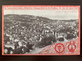 ST. GALLEN XI. Schweizerisches Arbeiter-Sängerfest 1913