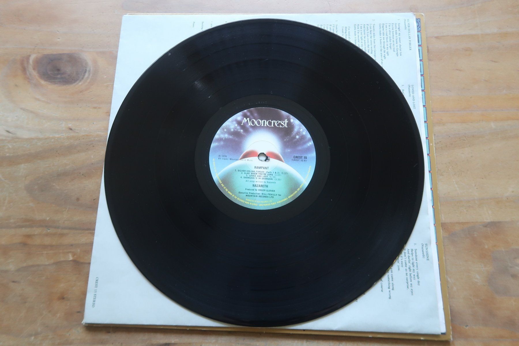 Schallplatten: NAZARETH - RAMPANT - VINYL LP – Gebraucht aus Basel von Patiscat 3