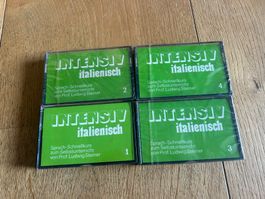 Kassette 4 MC Italienisch Sprach-Schnellkurs Ludwig Steiner