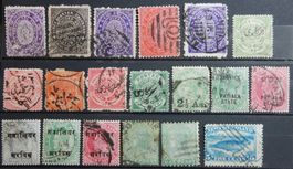 British Kolonien Lot mit alten Werten I