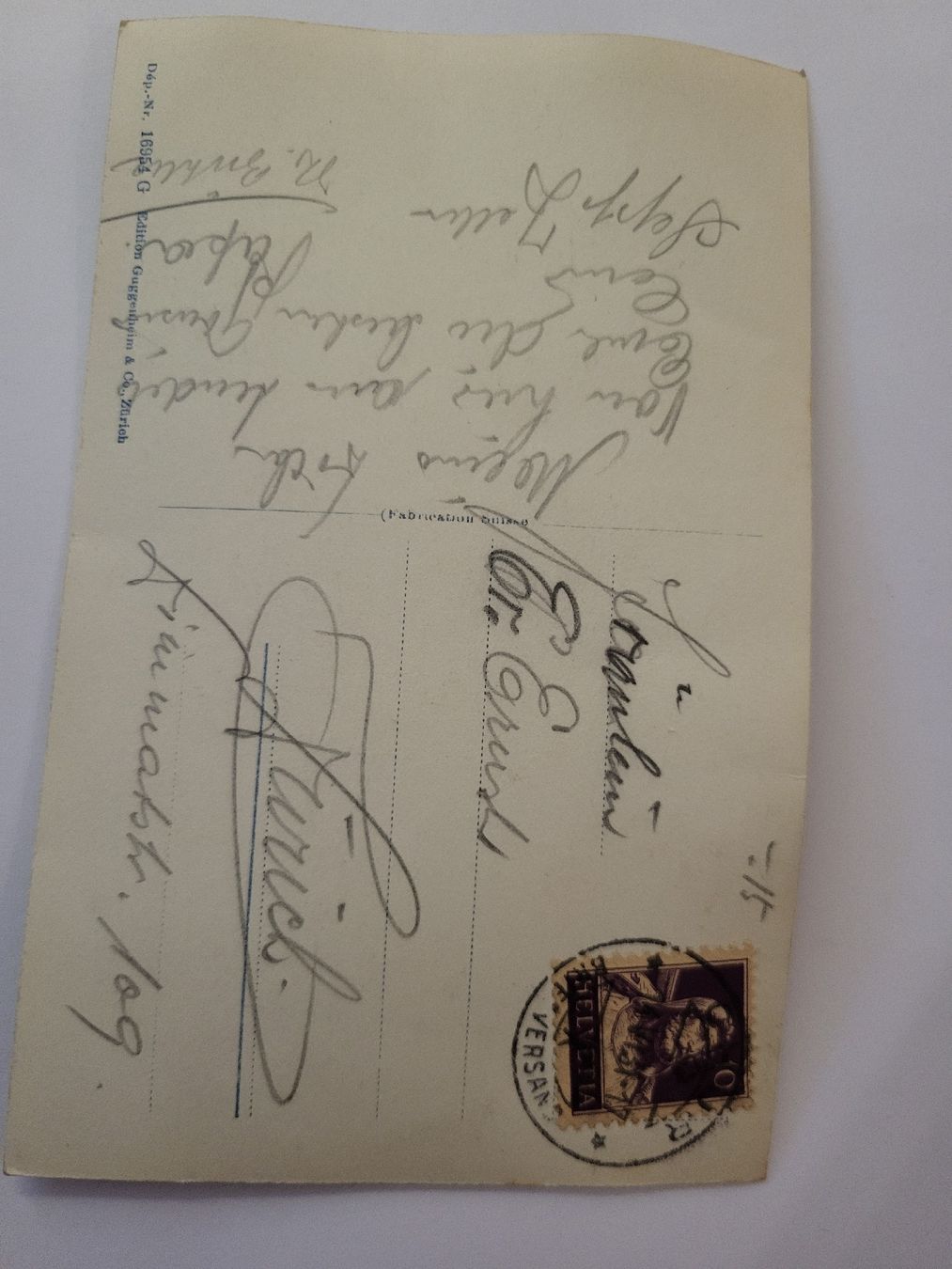 Ansichtskarten: Ansichtskarte Chur Postgebäude Rmu – Gebraucht aus nunningen von mic_88k2 1