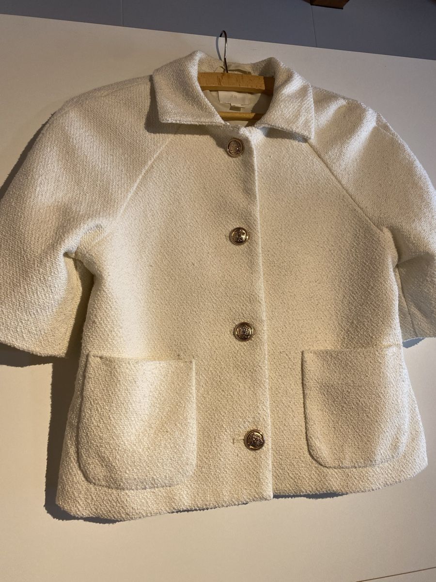 Jacken: Cropped jacket tweeted style with gold buttons – Neu und originalverpackt aus Göschenen von Anoli34