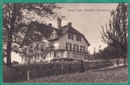 Zürichberg, Gruss vom HEIMELI, um 1935