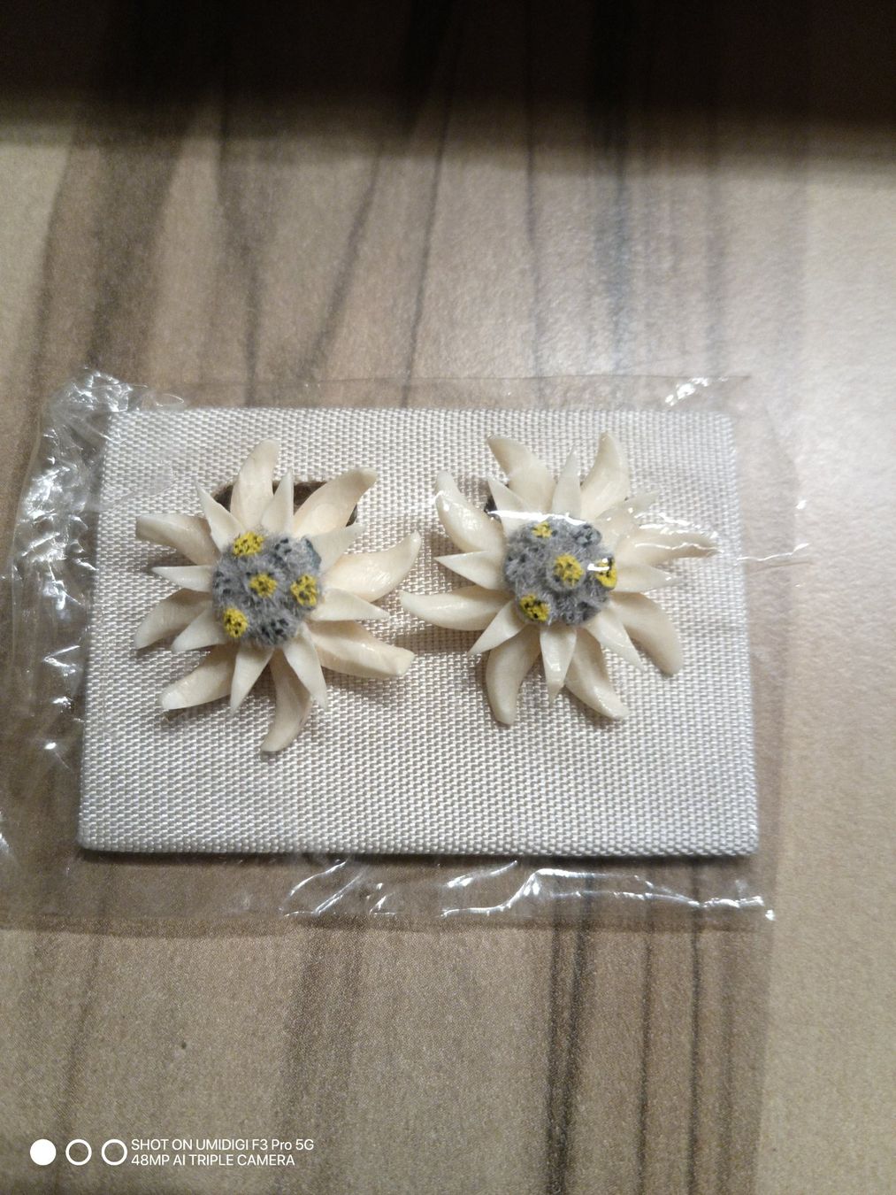 Orecchini pendenti & Orecchini a lobo: Ohrenstecker Anstecker Edelweiss – Nuovo e nell'imballaggio originale da Aarwangen venduto da to-hirschi