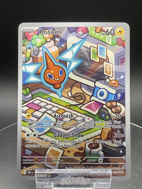 Pokémon Rotom [ENG] Destined Rivals Illustration Rare #197 (Neu (gemäss ...