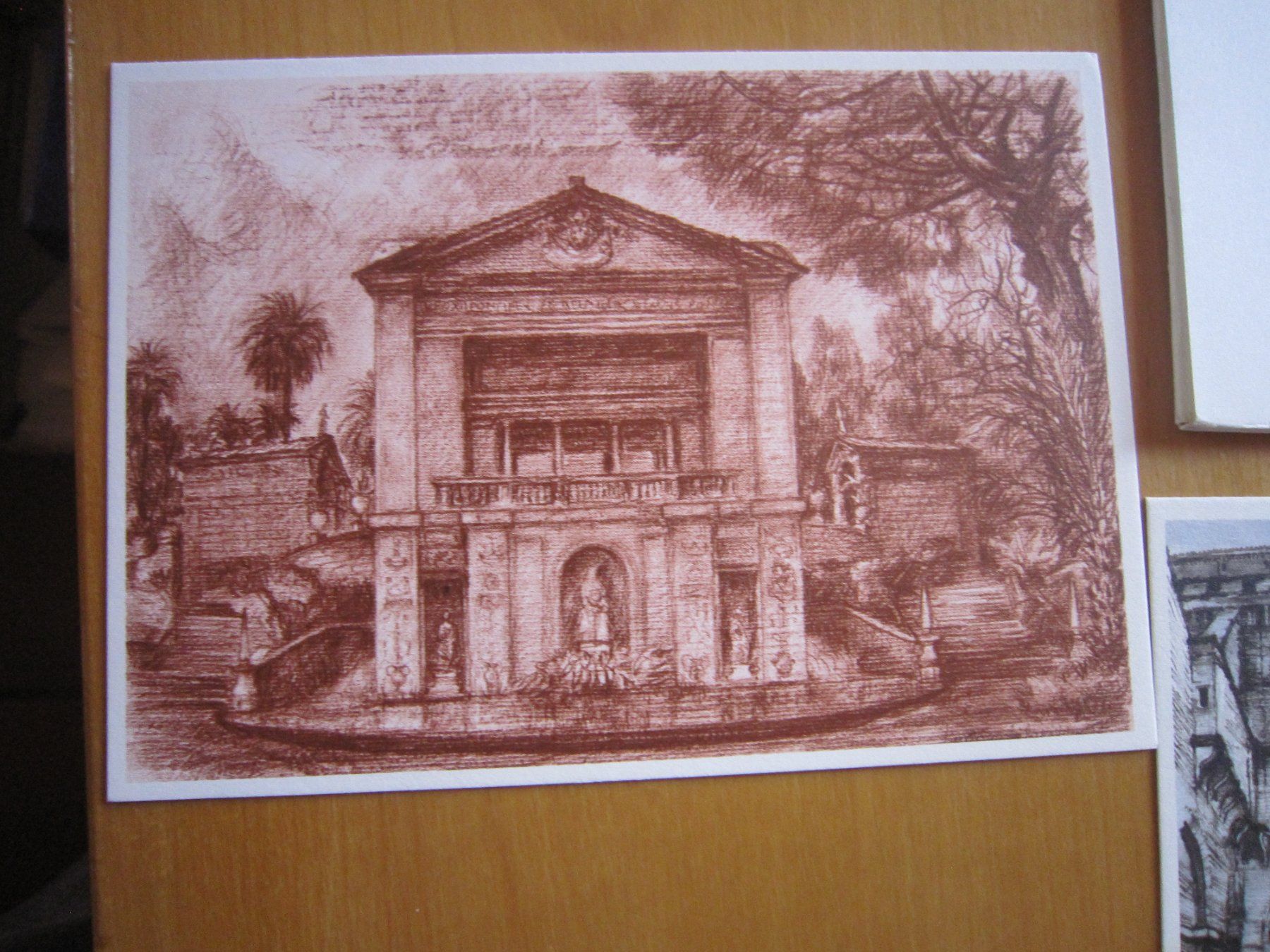Alle Briefmarken: Vatikan 6 vedute architetture e fontane – Gebraucht aus Gordola von Polentaefung 3