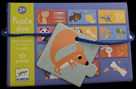Puzzle Duo von DJECO, 9 Puzzles