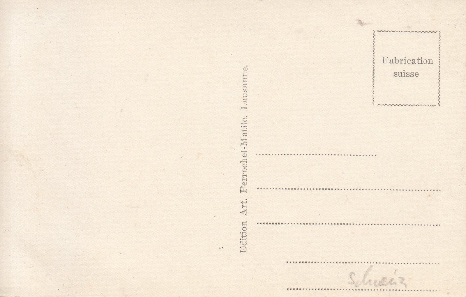 Ansichtskarten: Les Sagnettes ca. 1930 – Gebraucht aus Bürglen TG von StampGraf 1