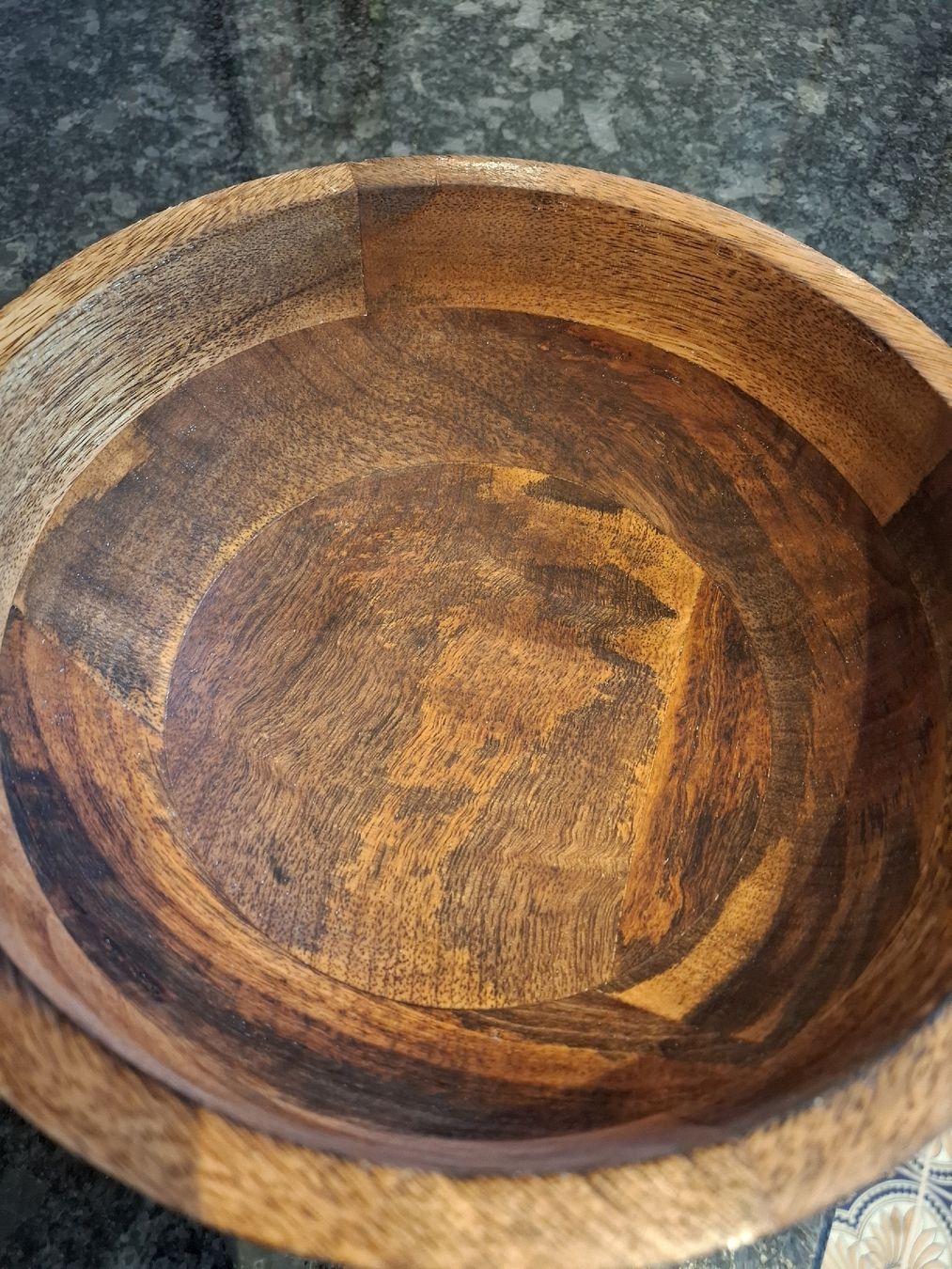 Ciotole: Saladier en bois de manguier 24cm  – Usato da Neuchâtel venduto da FloKo88 4