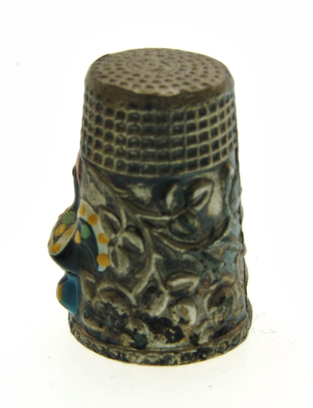 Ditali: Fingerhut mit Blumenmotiv (6) – Usato da Langenthal venduto da Sherkaan 1