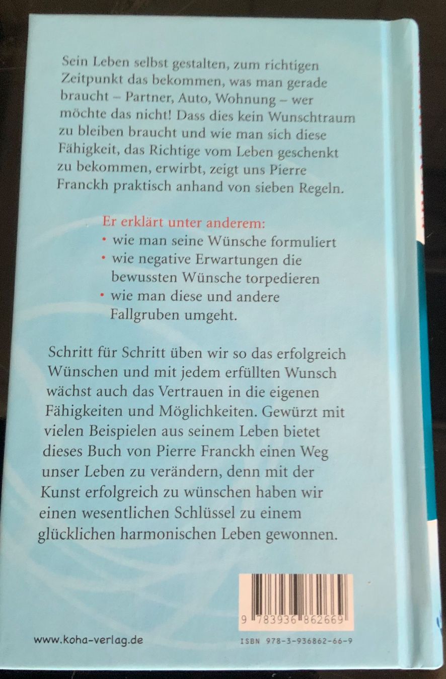 Bücher: Erfolgreich Wünschen – Gebraucht aus Urdorf von cic_snf8 1