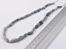 Aquamarin Strang 7 bis 12mm, 42cm Stranglänge