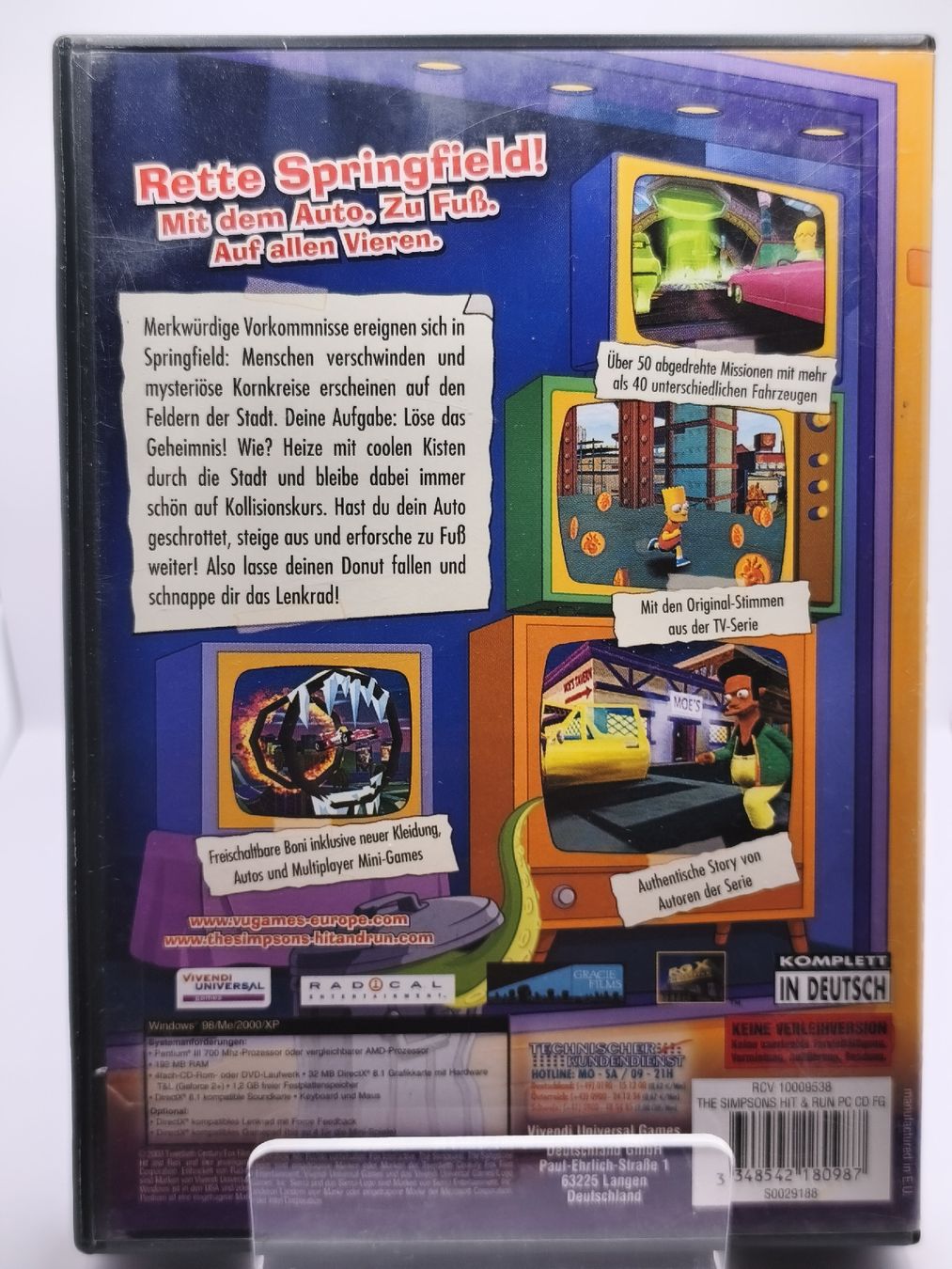 Giochi: Simpsons Hit & Run PC CD-ROM - Jeu complet et rare! – Usato da Conthey venduto da Th3gr4yf0x 2
