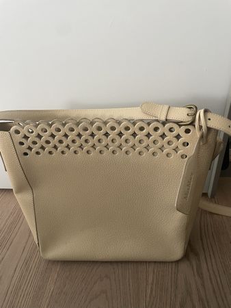 MaxMara Ledertasche, creme, wenig gebraucht, Top Zustand!