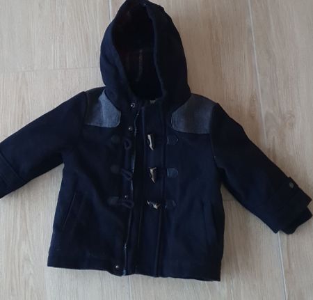 Manteau hivers enfant marine, chaud taille91, 18mois